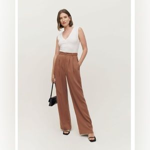 Reformation Mason Pant in Toffee Size 2